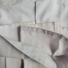 Japanese Kendo Hakama Pants Kimono Bulldog White Size 19 Kids Uniform