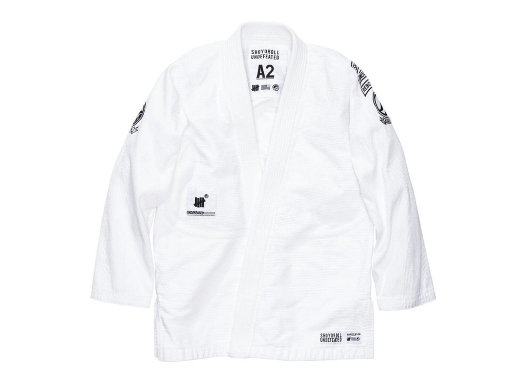 Men’s Shoyoroll Batch 31 UND BJJ RVCA GI 450 GSM Kimono Suit White With Bag
