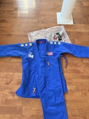 Blue Fuji USA Euro Comp Judo Gi, 3.5 lightly used