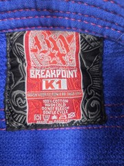 Kid’s Blue Breakpoint Brazilian Ju-Jitsu Gi Muay Thai K1 Rise Combat Sports
