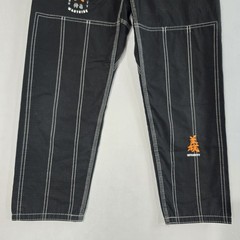 War Tribe Samurai Series BJJ Gi Pants Black Ripstop Youth Size C2 Kids Jiu Jitsu