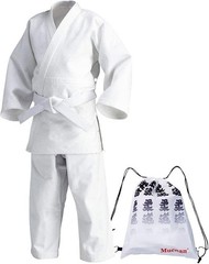 Judo Uniform Set (top And Bottom), High-Quality Pure Cotton Belt, Judo Bag