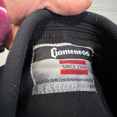 Gameness Youth Kids Jiu Jitsu Gi Top BJJ MMA Black Air Lightweight-Size C1-4874