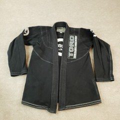 Toro BJJ Jiu Jitsu GI Top Mens Small Black Karate MMA Black Ops