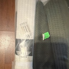 Elite Sports IBJJF Kimono BJJ Jiu Jitsu Lightweight GIS Black w/white belt Youth