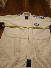 Sanabul Jiu Jitsu Gi And Pants (No Belt) Men’s Size 4A Blue And White 100%…