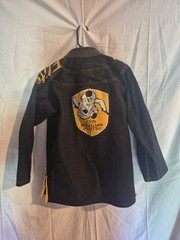 Elite Brazilian Jiu-Jitsu Set Color Black/ Yellow Gorpcore Grunge Sport