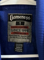 Gameness Blue Jiu Jitsu Gi Top Size 1 “Inferno Jiu Jitsu”