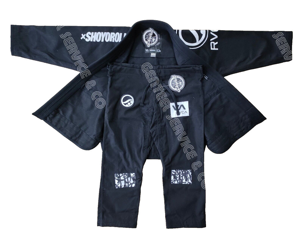 Unisex Brazilian jiu jitsu kimono custom made high quality black bjj gi A1 Size