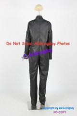 Metal Gear Solid 5 Ground Zeroes Big Boss Cosplay Costume faux leather made#