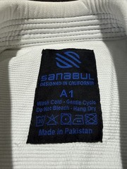 Sanabul Jiu Jitsu Gi Adults Sz A1 Kimono Jacket Top White Martial Arts MMA