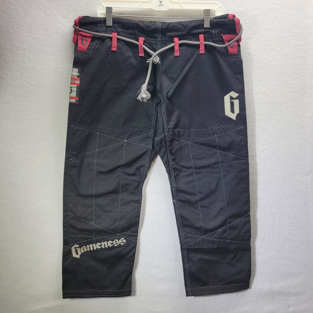 Gameness Mens Limited Edition Pear 2.0 Gi Pants Size 1 Black