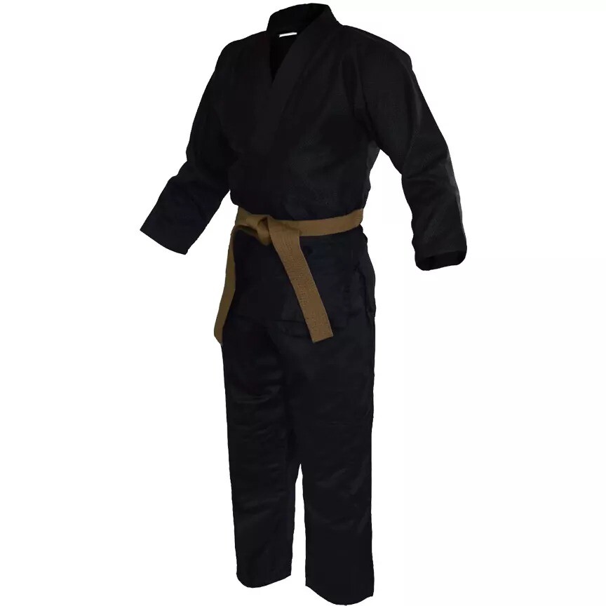 Brazilian Jiu Jitsu Suits Uniform Adults Unisex Black