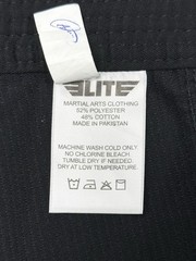 Elite Sports Technical Fightwear Jiu Jitsu Martial Arts A3 Black Gi Jacket Only