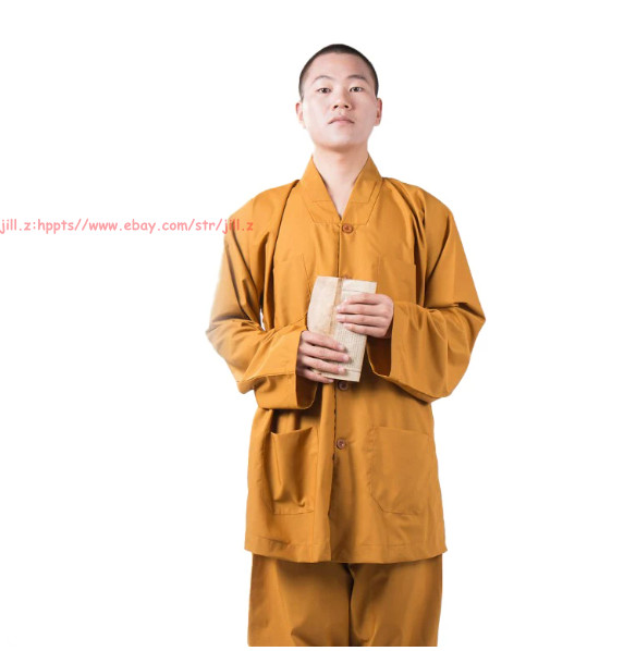 New Buddhist Monk Casual Uniform Kung Fu Training Suit Martial arts Clothes Suit