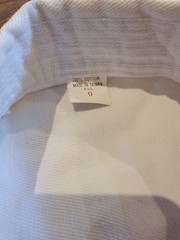 Tokyono Martial Arts Uniform Gi Size 0 White Cotton