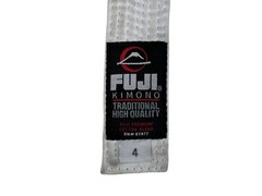 USED – FUJI Kimono Judo belt Traditional High Quality Cotton Blend #83977 Size 4