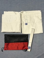 Judo Uniform, Mugen Brand, Size 4, Top, Bottom, And Belt Set, No Name Written On