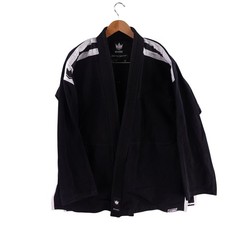 Kingz Sport BJJ Gi Kimono Jacket Men A4 Black White Brazilian Jiu Jitsu Training