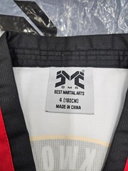 BMA Best Martial Arts Ribbed Fabric V-Neck Uniform Assembly Size 4 (180cm)