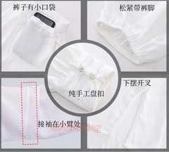 Chinese Kung Fu Tai Chi Suit Cotton Shirt+Pants Wushu Uniform Martial art Sets