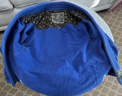 KINGZ 450 Royal Blue Jiu Jitsu Robe Size A1 (approx. Adult Small)