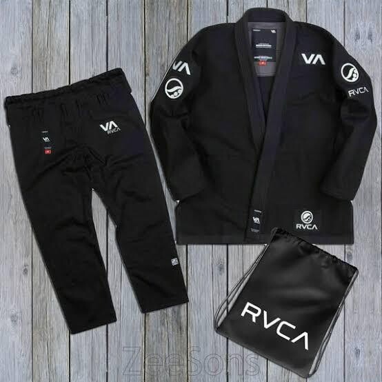RVCA Brazilian Jiu Jitsu Gi A1, A2, A3 In White Black And Blue.