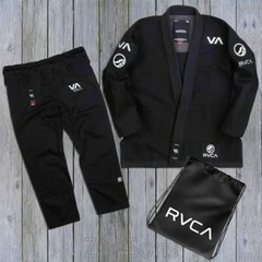 RVCA Brazilian Jiu Jitsu Gi A1, A2, A3 In White Black And Blue.