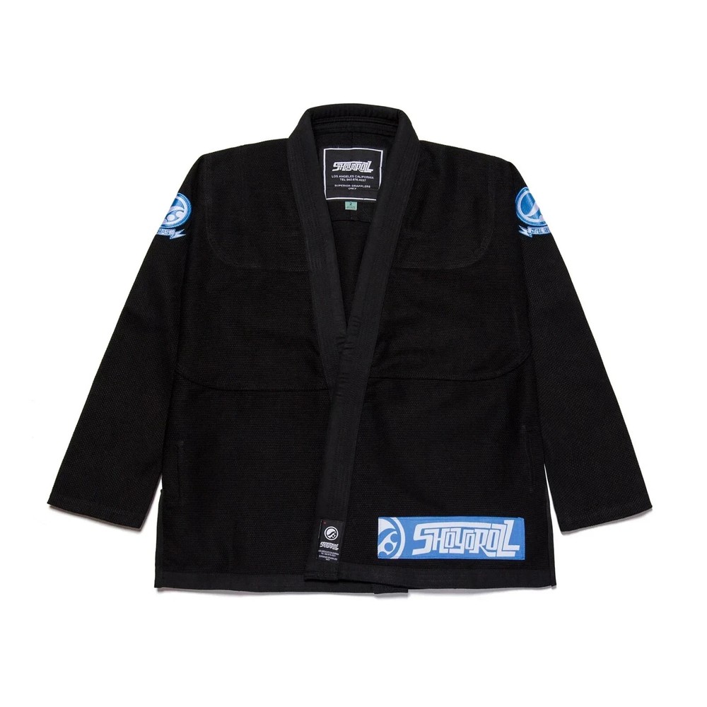 Shoyoroll Competitor 21.Blue (BLACK) Jiu Jitsu Gi 450 GSM