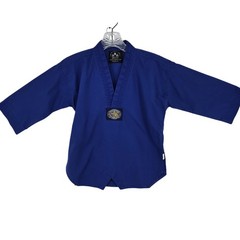 Sang Moo Sa Martial Arts Top Size 0 140cm Blue ASL Junsur Taekwondo Uniform Kid