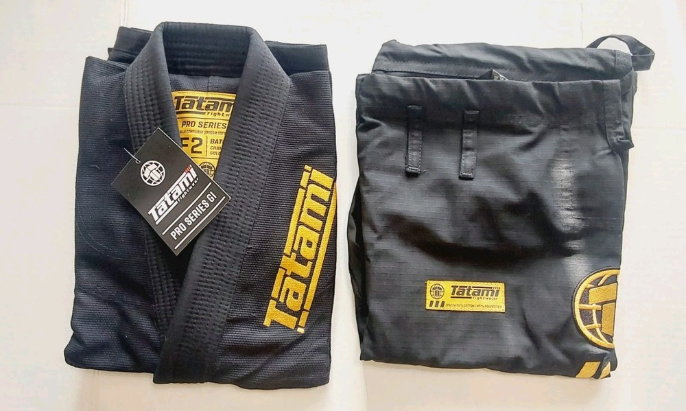 Tatami Fightwear Women’s Nova BJJ Gi Black Champion Gold Jiu-jitsu