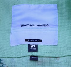Camp High Collective x Shoyoroll Green Jiu Jitsu Gi Kimono Pants A1 Hand Colored