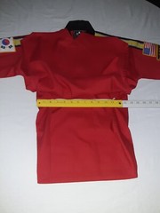Taekwondo BEST SANGMOOSA uniform Kid’s Size 1 150CM-SEE MEASUREMENTS (No Pants).