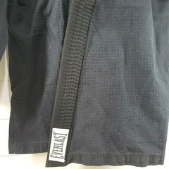 Everlast Martial Arts Gi Kimono Sz A2 Black Jacket