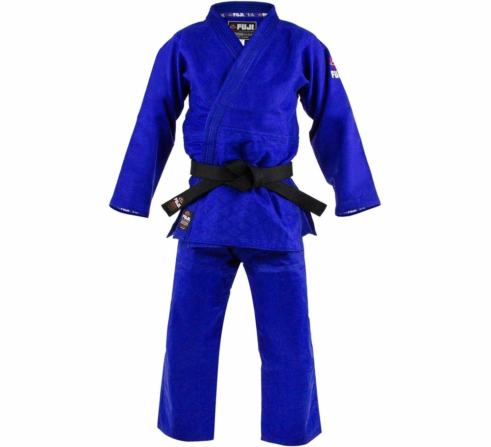 New Fuji Sports Mens Kids Womens Double Weave Judo Gi Kimono – Blue