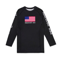 Shoyoroll Batch 151 24 Americana Rash Guard LS BJJ Jiu Jitsu Long Sleeve