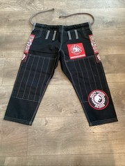 RALPH GRACIE JIU-JITSU Black Top JACKET Pants Youth Set Size M1