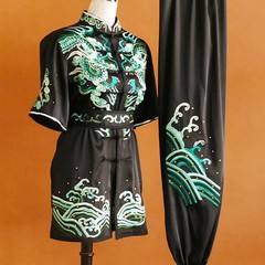 Custom Dragon Kung Fu Suit – Reinforced for Southern/Long Fist Competition