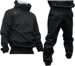 Mizuno top and bottom set Sauna suits Weight loss wear Black Training MSS-SET
