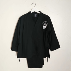 Comba Tai Martial Arts Academy Uniform Black 2 Piece Uniform Set, Size 2 Student