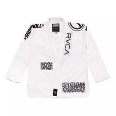 BJJ Shoyoroll RVCA Batch 105 Kimono Gi – Absolute King White 450 GSM With Bag