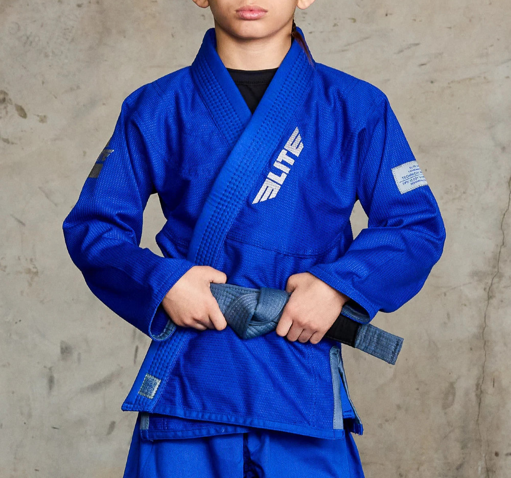 Brand New Elite Sports – ET2500 Jiu-Jitsu | NO Belt | Blue | C000 Kids