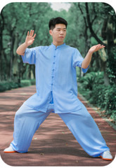Kun Master Summer Kung Fu Dress Martial Art Uniform Tai Chi Clothes Wushu