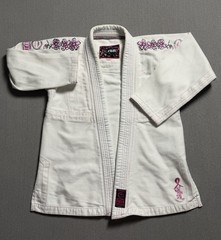 Fuji Kimono Champion Jacket W1 Cherry Blossom Jiu-Jitsu Gi Embroidered Cancer