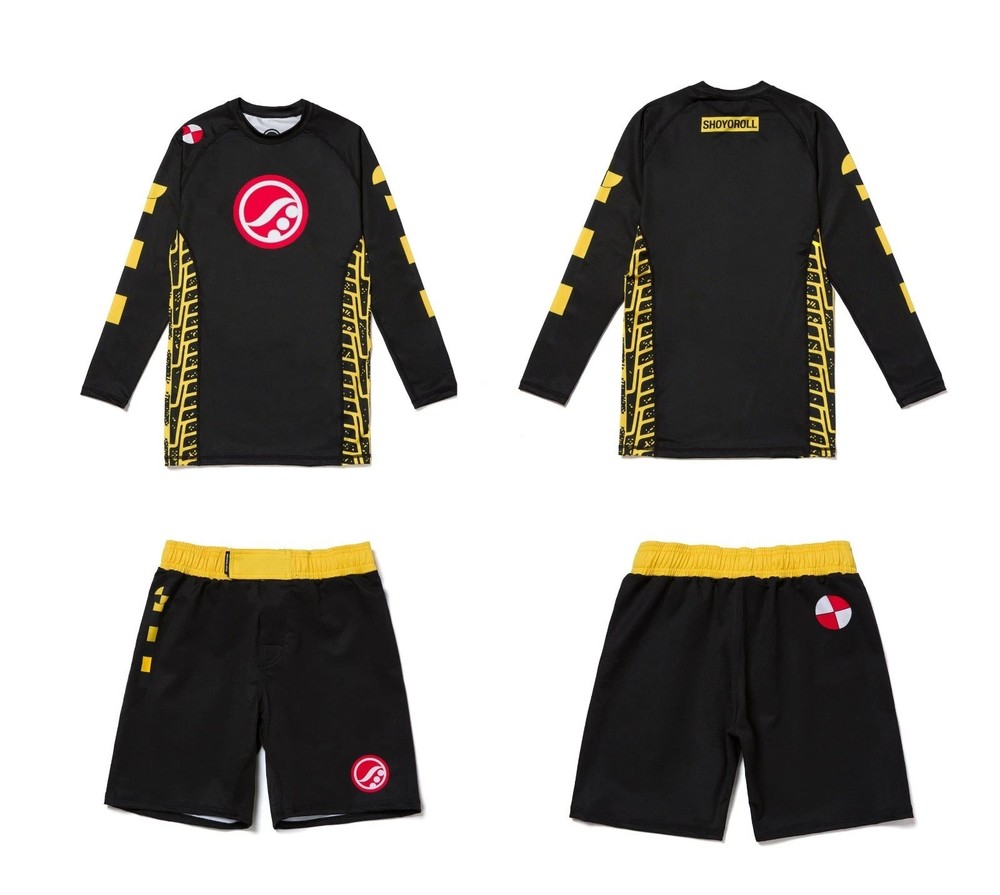 High Impact Shoyoroll Batch #133:Training Rash Guard & Short Competitor LS Bjj