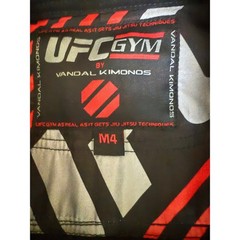 UFC Gym Vandal Kimonos Jiu Jitsu Gi Black M4 Mens BJJ Uniform Official UFC Gym