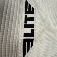 Elite Sports BJJ Gi Jacket White Technical Fightwear Size C1 with White Belt