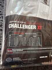 Venum Brazilian JJ GI Challenger XT In XL Off White