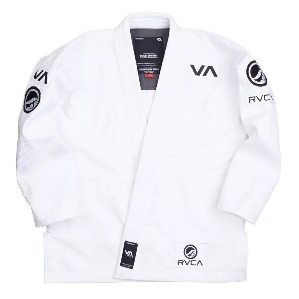 Best Selling Shoyoroll RVCA BJJ Gi White Jiu Jitsu Suit Batch# 60 With Bag**