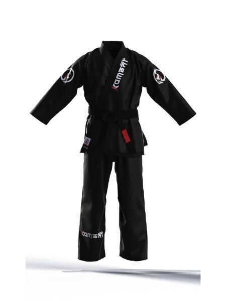 Men’s Kimonos Fearless COMP -Black Kombatusa GI 450 GSM Pearl Weave Fight Wear